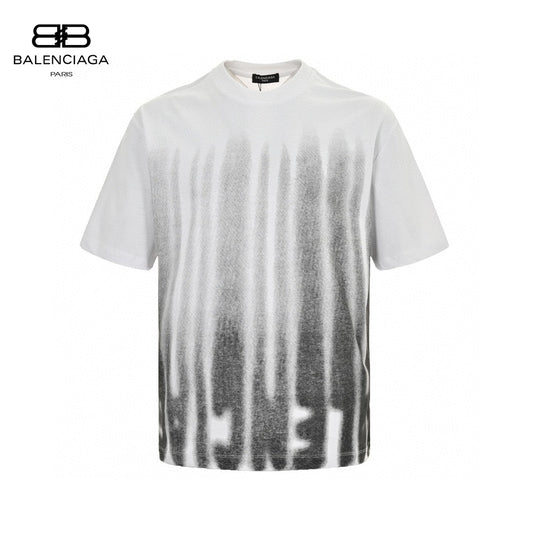 T-shirt à rayures dégradées Balenciaga