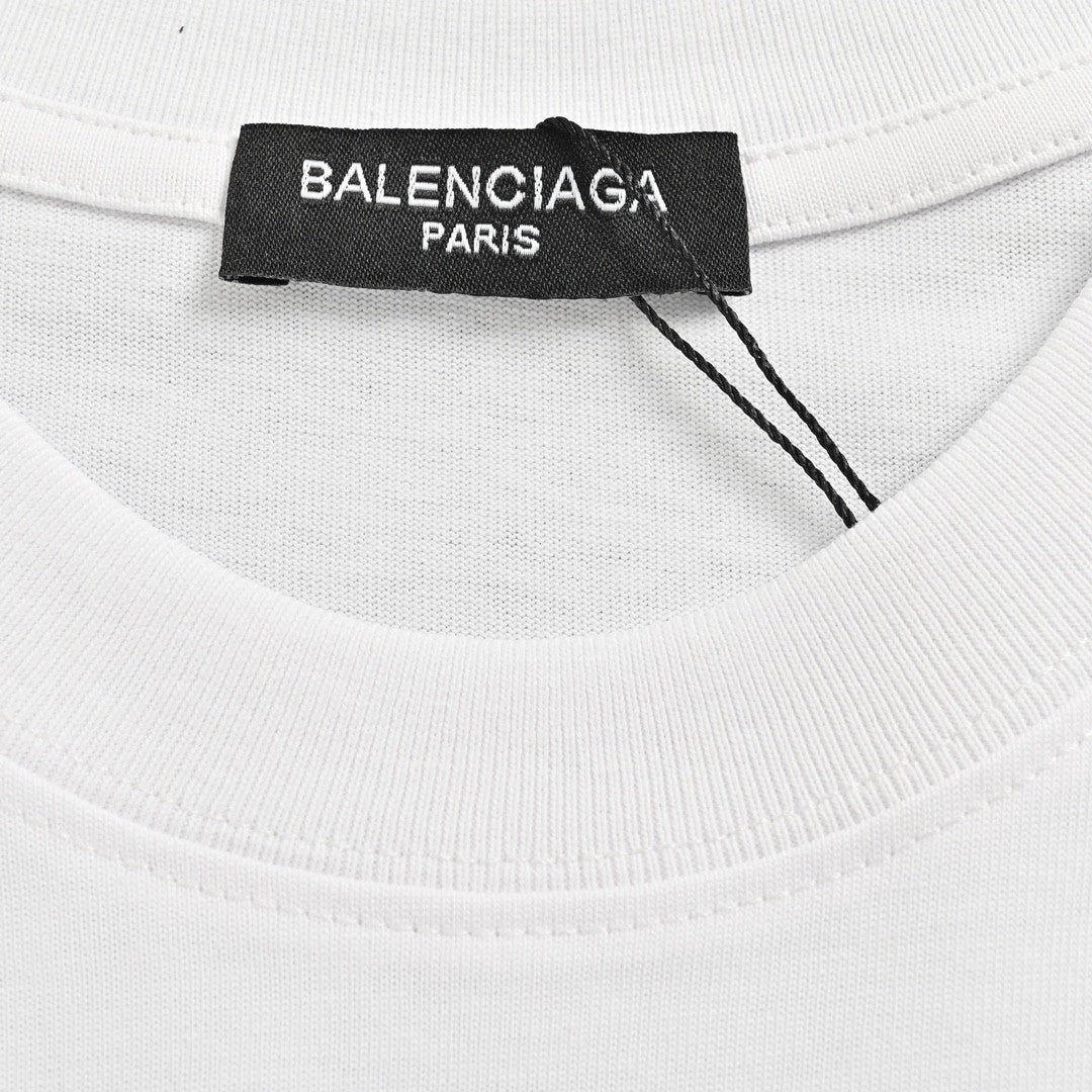 T-shirt à rayures dégradées Balenciaga