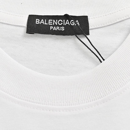 T-shirt à rayures dégradées Balenciaga
