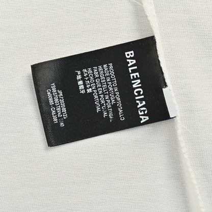T-shirt blanc Balenciaga à logo graffiti