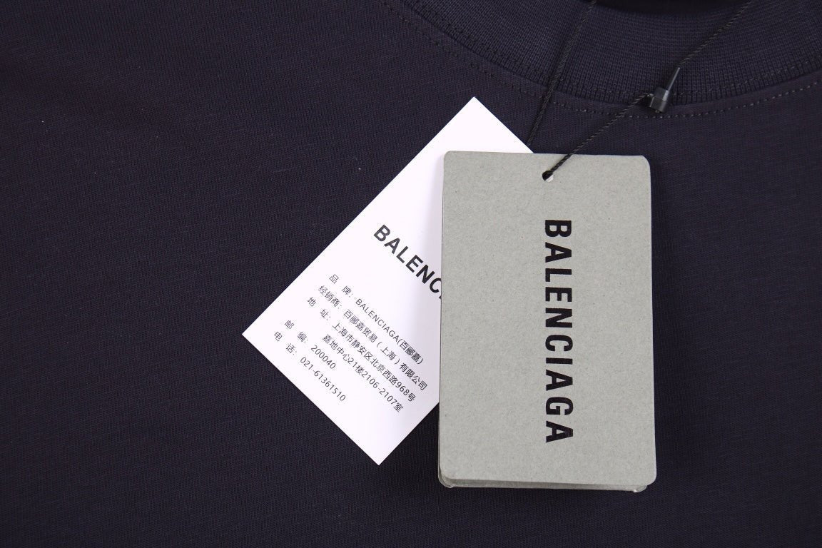 T-SHIRT BALENCIAGA GRAFFITI NOIR