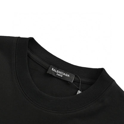 T-shirt Balenciaga à logo graphique (noir)