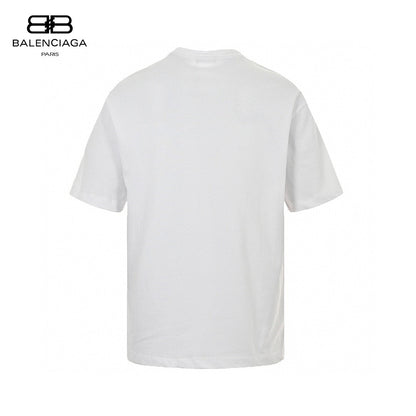 T-shirt Balenciaga à logo graphique (blanc)