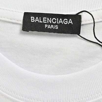 T-shirt Balenciaga à logo graphique (blanc)