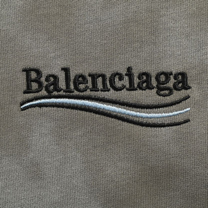 T-shirt Balenciaga gris tie-dye