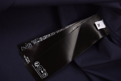 CHEMISE À BOUTONS AVEC LOGO BALENCIAGA BLEU MARINE