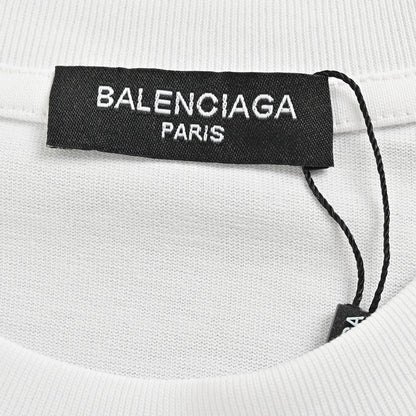 T-shirt graphique Balenciaga Paris (blanc)
