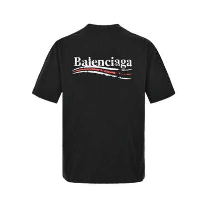 T-shirt noir de campagne politique Balenciaga
