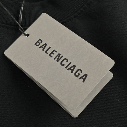T-shirt noir de campagne politique Balenciaga