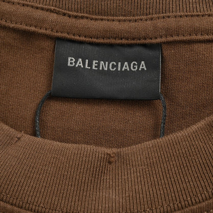 T-shirt Balenciaga pour campagne politique (marron)