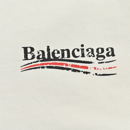 T-shirt Balenciaga pour campagne politique (blanc)