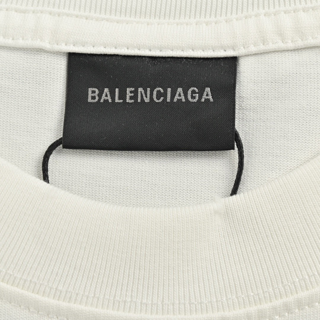T-shirt Balenciaga pour campagne politique (blanc)