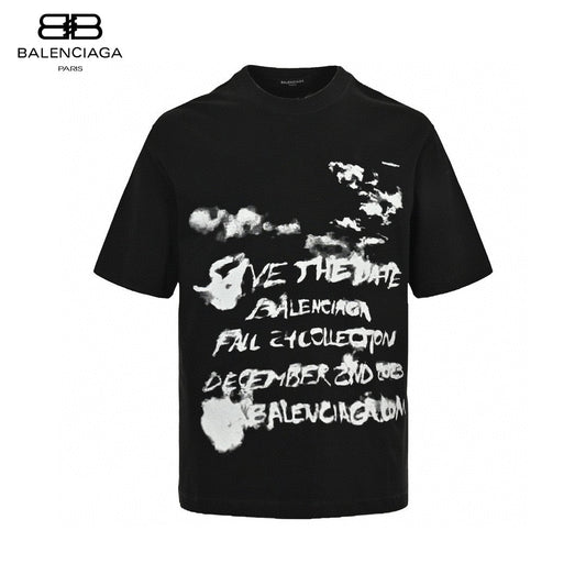 T-shirt noir Balenciaga Save the Date