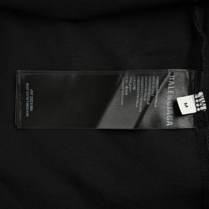 T-shirt Balenciaga à logo peint à la bombe (noir)