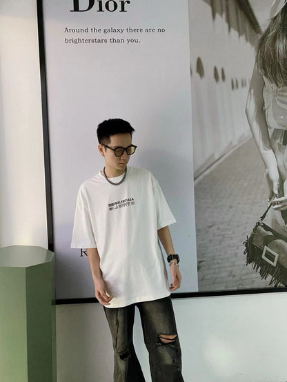 T-shirt Balenciaga - Motif code-barres