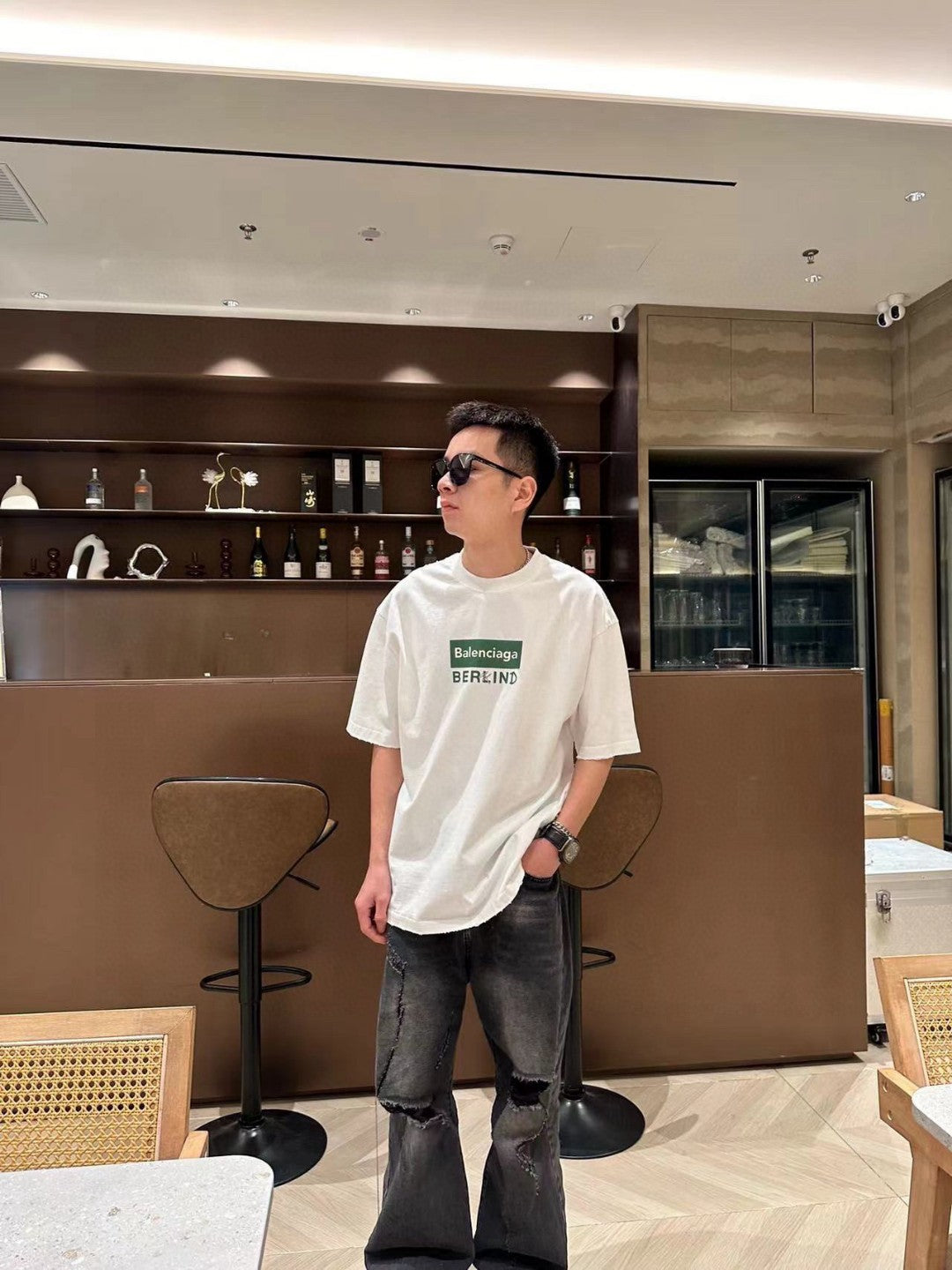 T-shirt Balenciaga - Motif Berlin