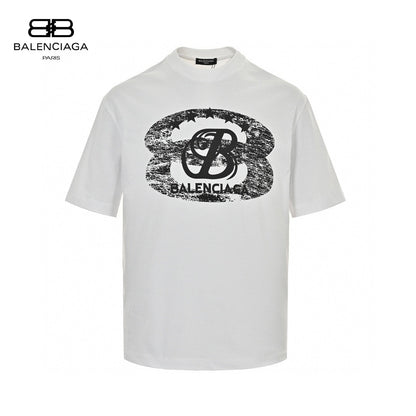 T-shirt Balenciaga - Logo vieilli