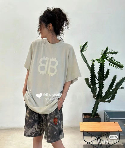 T-shirt Balenciaga - Motif Double B