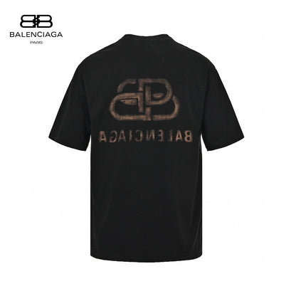 T-shirt Balenciaga - Logo monochrome