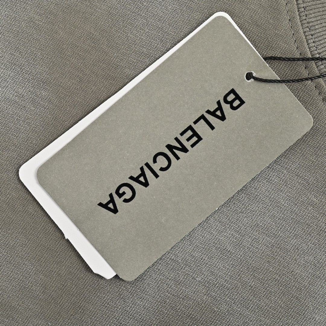 T-shirt Balenciaga Tie-Dye Logo (Gris)