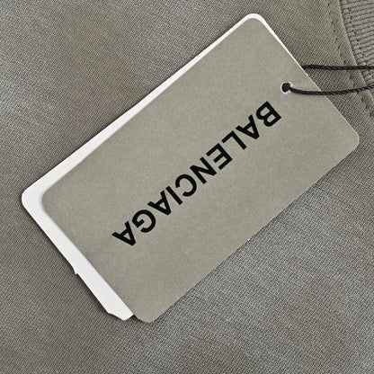 T-shirt Balenciaga Tie-Dye Logo (Gris)