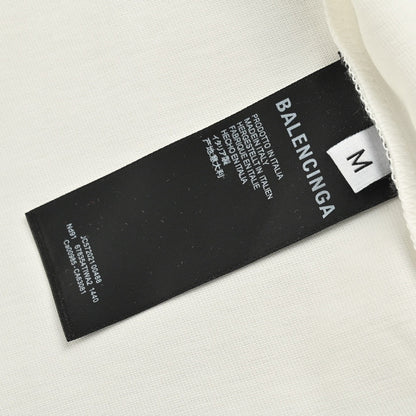 T-shirt blanc Balenciaga avec motif Paris