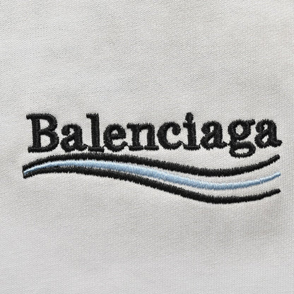 T-shirt Balenciaga blanc tie-dye