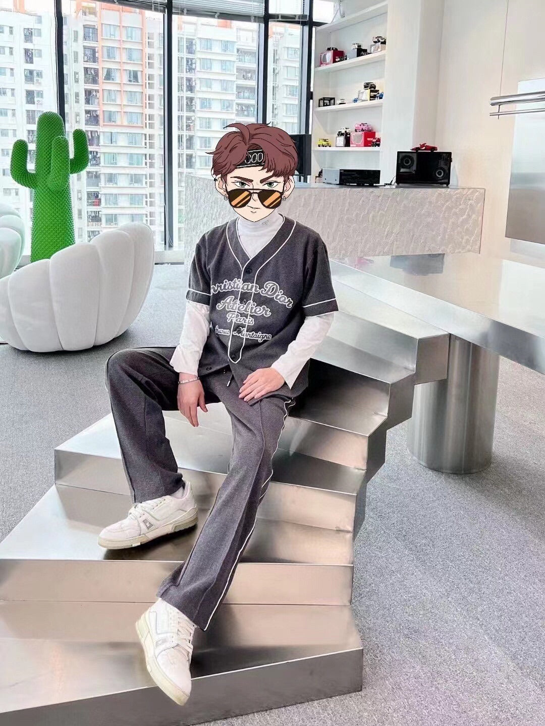 T-shirt de baseball Christian Dior Atelier Paris