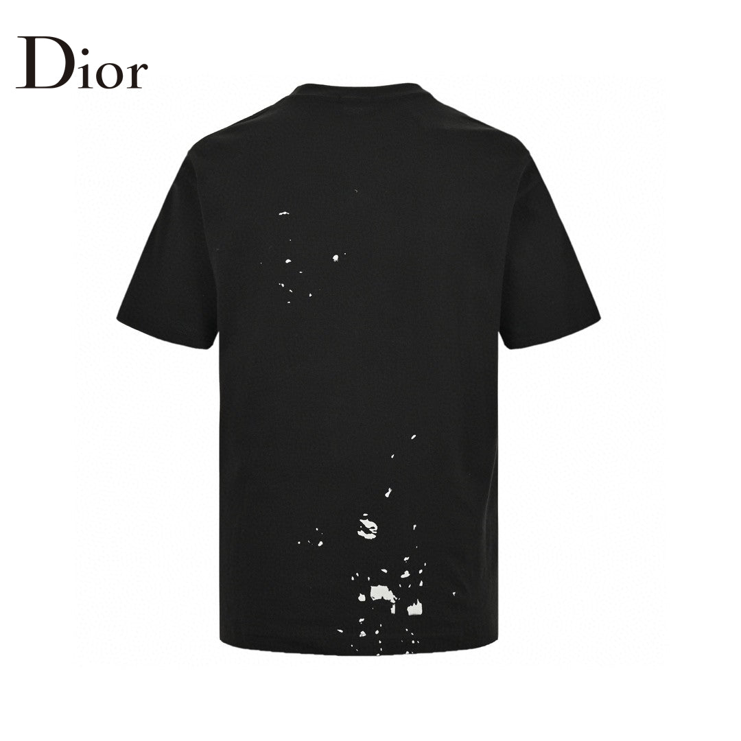 T-shirt Dior Artistic Splatter (Noir)