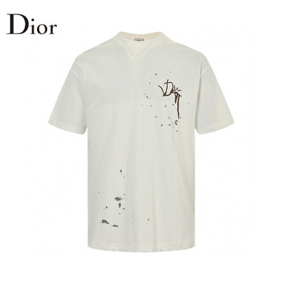 T-shirt Dior Artistic Splatter (Blanc)
