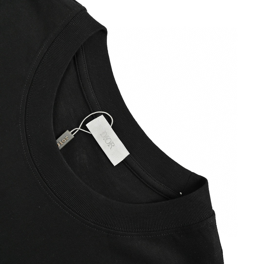 T-shirt Dior noir et marron
