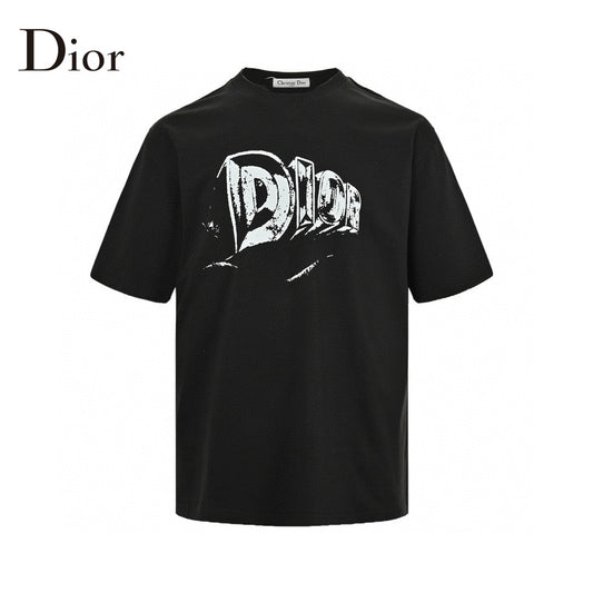 T-shirt graphique noir Dior