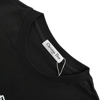 T-shirt graphique noir Dior