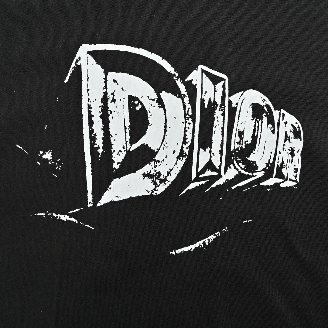 T-shirt graphique noir Dior