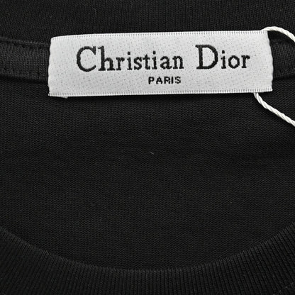 T-shirt noir Dior avec logo audacieux