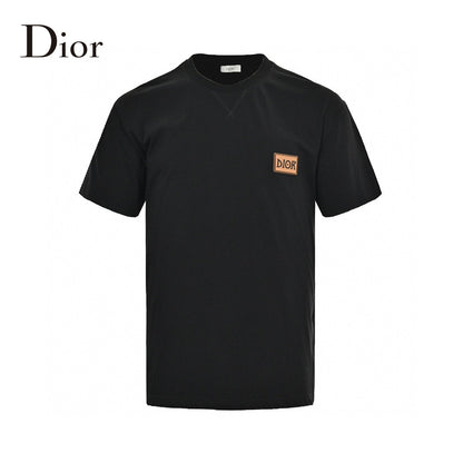 T-shirt noir Dior avec écusson logo