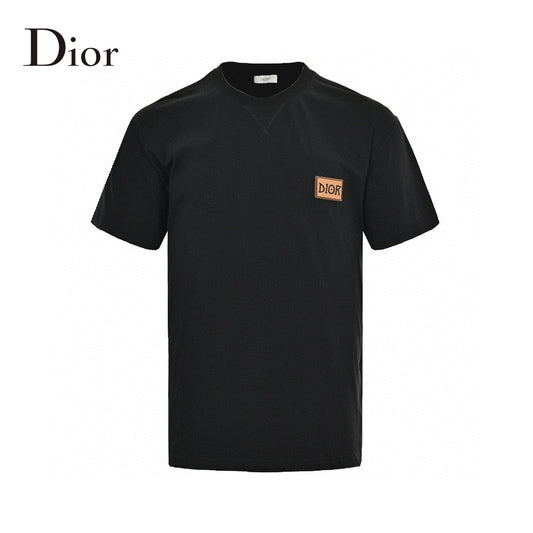 T-shirt noir Dior avec écusson logo