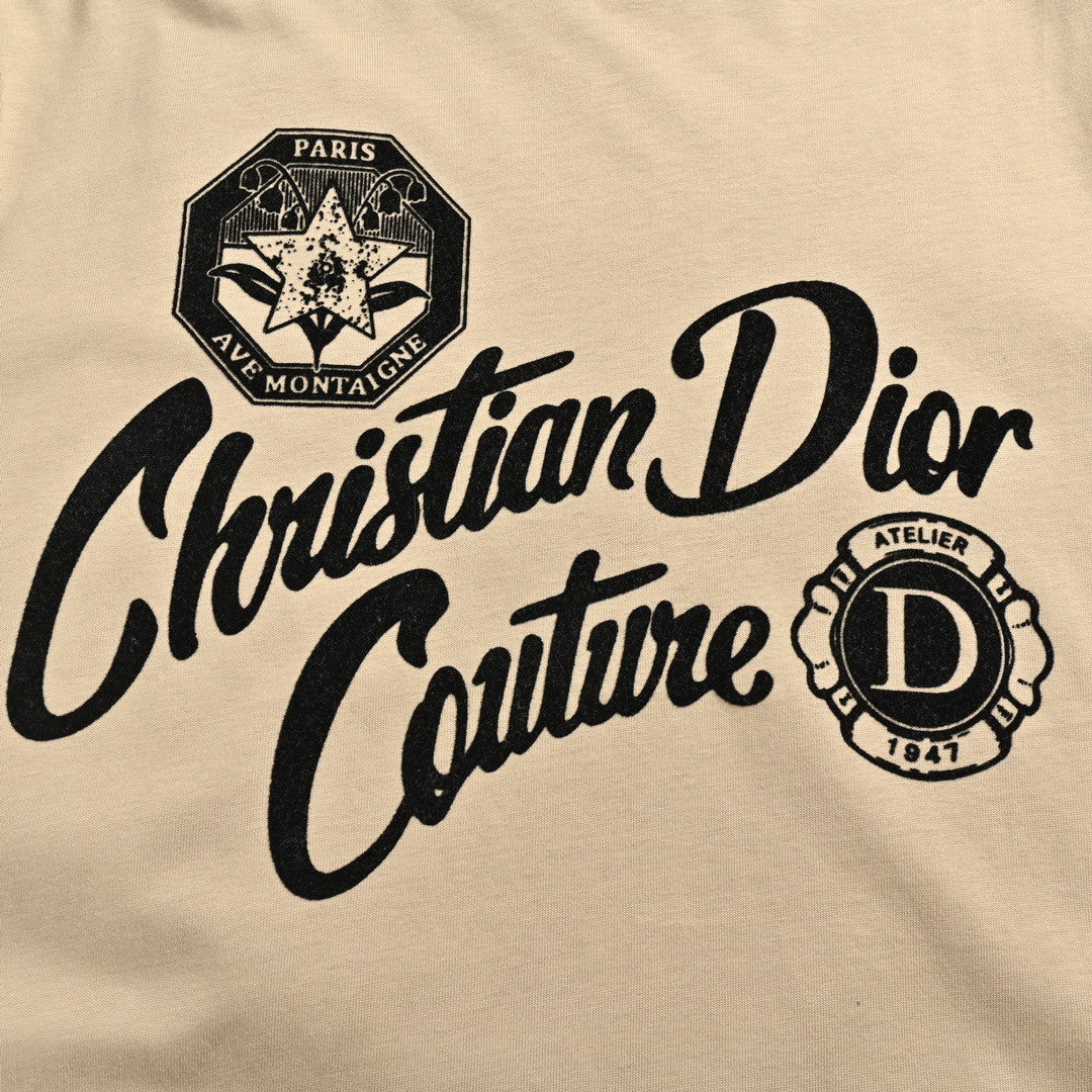 T-shirt beige Dior Christian Dior Couture
