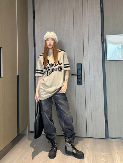 T-shirt beige Dior Christian Dior Couture