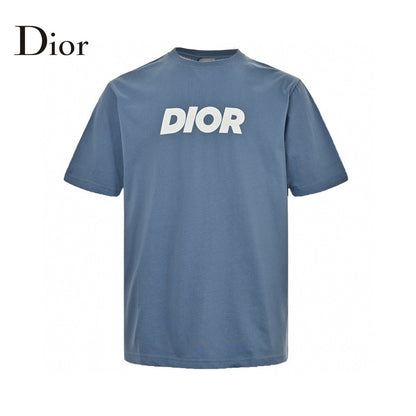 T-shirt Dior à logo classique (bleu)