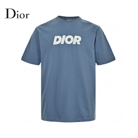 T-shirt Dior à logo classique (bleu)