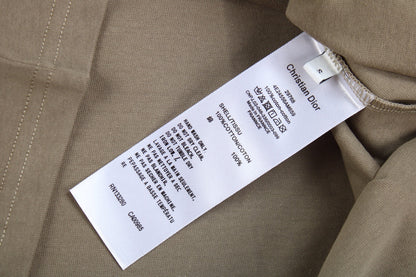 T-shirt Dior à double logo D (kaki)