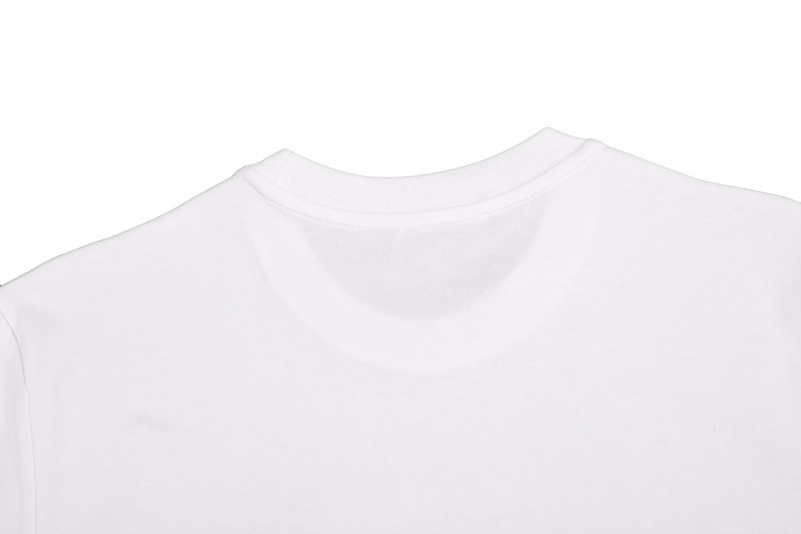 T-shirt Dior à double logo D (blanc)