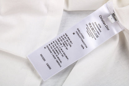 T-shirt Dior à double logo D (blanc)