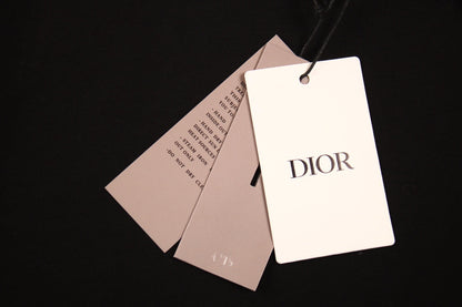 T-shirt Dior brodé lézard - Noir