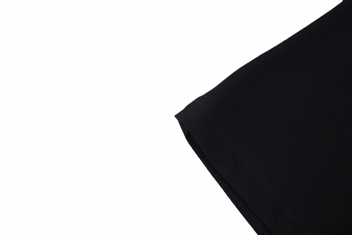 T-shirt Dior brodé lézard - Noir