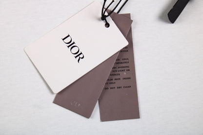 T-shirt Dior brodé lézard - Blanc