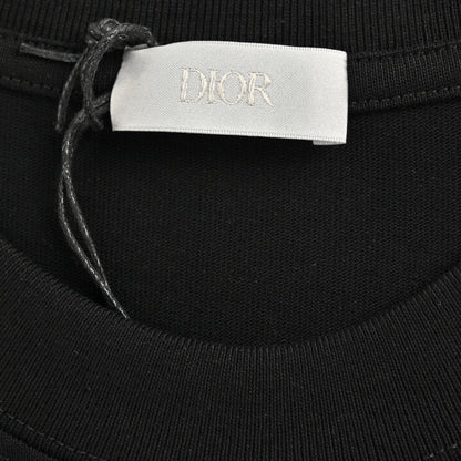 T-shirt noir à logo graffiti Dior