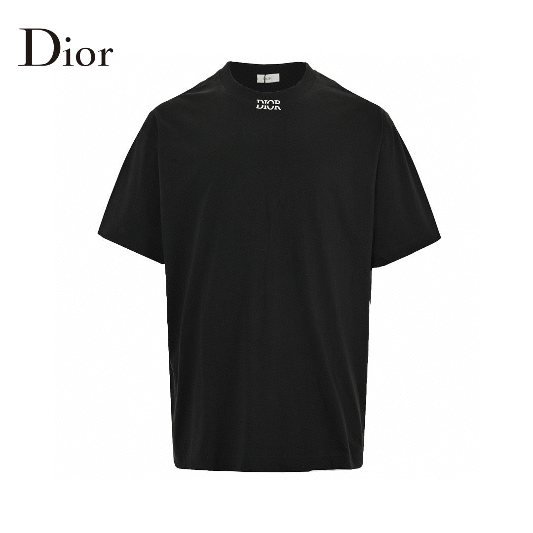 T-shirt noir minimaliste Dior