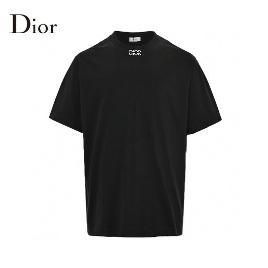 T-shirt noir minimaliste Dior